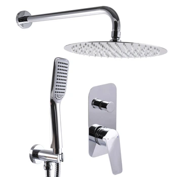 Смеситель для душа встроенный TOPAZ CAPRI TCA-15205-H43 комплект с душевым набором, 2 лейки, D35, Смеситель для душа встроенный