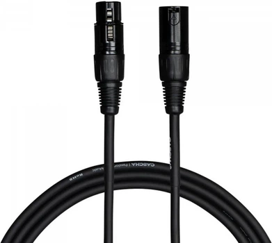Кабель мікрофонний Cascha CCS-M1BK2 (Standard Line XLR, Black, 2 м)
