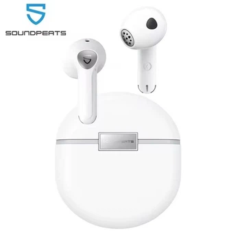 Наушники SoundPeats Air4 white беспроводные Bluetooth TWS вкладыши белые aptX Lossless ANC