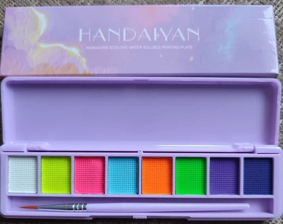 Аквагрим HANDAIYAN 4 УФ цвета набор 8 цветов
