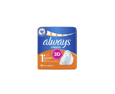 Гігієнічні прокладки Always Classic Normal Single 10 шт (4015400259275)
