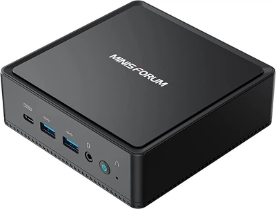 Мини ПК MINIS FORUM JB95 / Intel Celeron Silver N5095 / RAM 8GB / SSD 128GB / LAN / Wi-Fi 5 / Windows 11 / Bluetooth / Черный