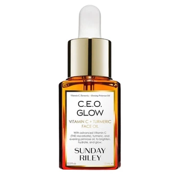 Масло-сыворотка для лица с витамином C Sunday Riley C.E.O Glow Vitamin C+Turmeric Face Oil 15 ml Mini