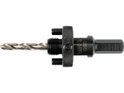 Держатель биметаллических коронок HEX 5/8", 32-140 мм, хвостовик HEX 11 мм YATO (YT-3372)