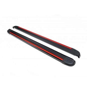 Боковые пороги Maya Red (2шт., алюминий) Erkul на PEUGEOT e-2008, brr399