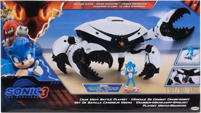 Zestaw z figurkami Jakks Pacific Sonic 3 Bitwa z krabem Mech (0192995424098)