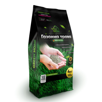 Семена Green Home Универсальная газонная трава 4 кг