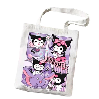 Екосумка шоппер Куромі Kuromi Моя Мелодія Onegai My Melody біла (26810)