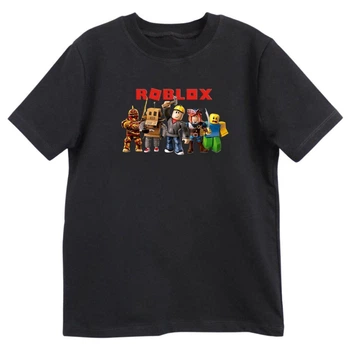 Футболка детская черная с принтом Roblox Роблокс DM-10477 134 см