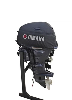 Чехол на крышку лодочного мотора YAMAHA 9.9\15 (2-x) серый с логотипом