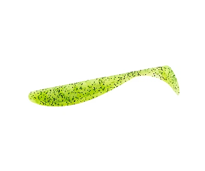 Силіконова приманка Fishup U-Shad 4" (8pcs.), #055 - Chartreuse/Black,10024116