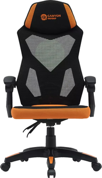Кресло геймерское Canyon Wave MCH02 Mesh Black-Orange (CNE-MCH02)
