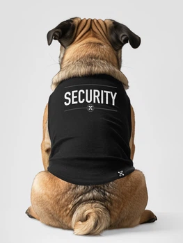 Майка для собак DubAnimals Security Черный S (SCR-DS-B-S)