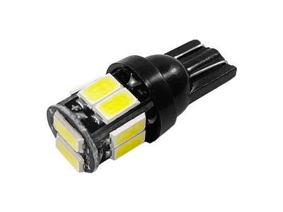 Світлодіодна автолампа T10 W5W 12В SMD5630-10led білий