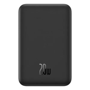 УМБ Зовнішній акумулятор з бездротовою зарядкою Baseus Magnetic Mini Wireless Fast Charge 5000 mAh 20W Black