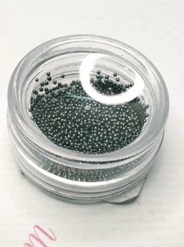 Бульонки для декорирования ногтей Richcolor Black 0.6 мм, 4 г, цвет черный