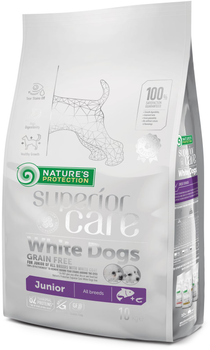 Сухий корм для собак Nature's Protection White Dogs Grain Free Salmon Junior All Breeds 10 кг (4771317457356)