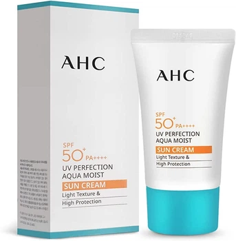 Солнцезащитный крем AHC UV Perfection Aqua Moist Sun Cream SPF50+ PA++++ (50ml) (RF2390)