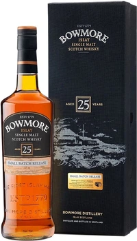 Віскі односолодовий Bowmore 25 років 0.7 л 43% в подарунковій упаковці (5010496150825)