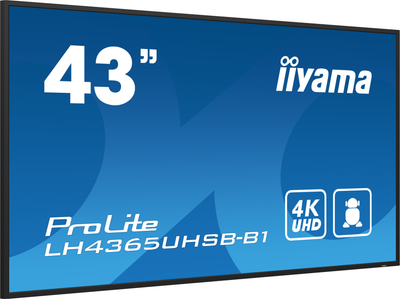 Монітор 42.5" iiyama ProLite LH4365UHSB-B1