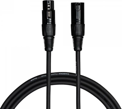 Кабель мікрофонний Cascha CCS-M1BK1 (Standard Line XLR, Black, 1 м)