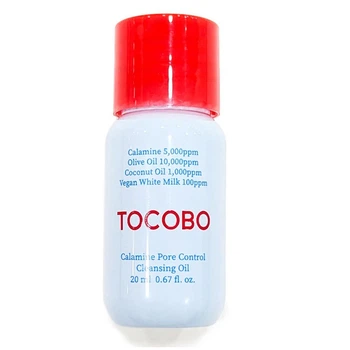 Гидрофильное масло с каламином Tocobo Calamine Pore Control Cleansing Oil миниатюра 20 мл
