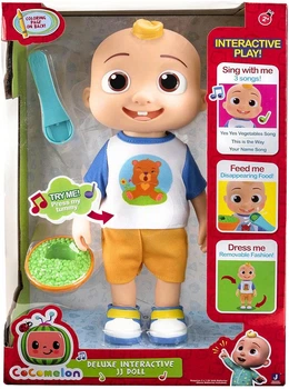 Интерактивная игрушка CoComelon Deluxe Interactive JJ Doll Джей Джей для детей от 2-х лет (CMW0058)