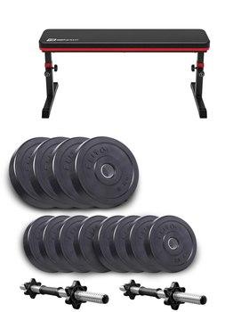 Набор Elitum Titan гантели 2х21кг со скамьей HS-1025 Pro