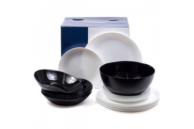 Столовий сервіз Luminarc Diwali Black&White 44 предметів P4678