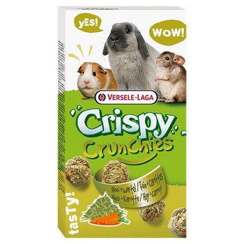Лакомство для кроликов и других грызунов Versele-Laga Crispy Crunchies Hay + Carrot, 75 гр