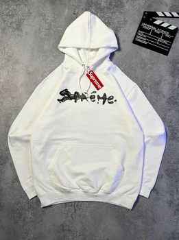 Женское худи Supreme 07 белого цвета размер L