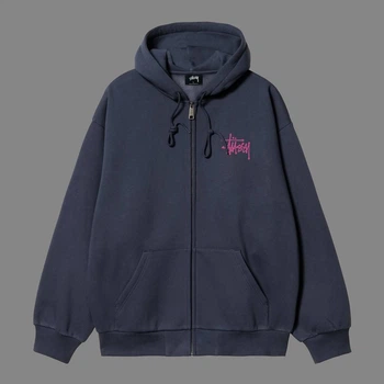 Женская толстовка Stussy 08 синего цвета размер M
