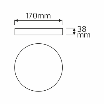 Светильник накладной Horoz Electric SOFIA-24 24W 6400K белый (016-064-0024-010)