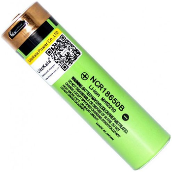 Акумулятор 18650 LiitoKala USB-34B 3400mah (зі вбудованим портом USB для зарядки, захист) Original