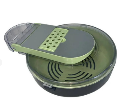 Овочерізка SmartUs SmartUs 351C багатофункціональний подрібнювач фруктів і овочів терка для салатів 9в1 ручний кухонний набір з насадками компактний дизайн