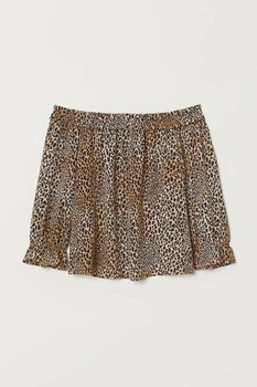 Блуза H&M 270713699 32 Леопардовий