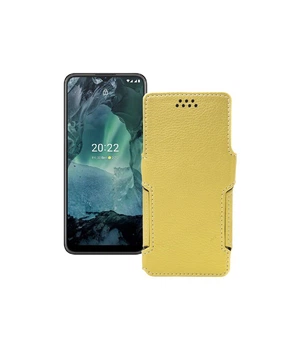 Чохол-книжка з екошкіри для телефону Nokia G21 Золотий