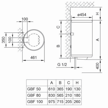 Бойлер Tiki GBF 80UA (700097)