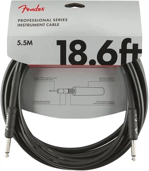 Кабель инструментальный Fender Cables Professional 18.6' Black