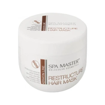 Реструктурирующая маска з кератином Spa Master Restructuring відновлення та зміцнення волосся, 500 мл