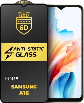 Защитное стекло 6D Anti-Static Samsung Galaxy A16 A165 Glass Shield (38803)