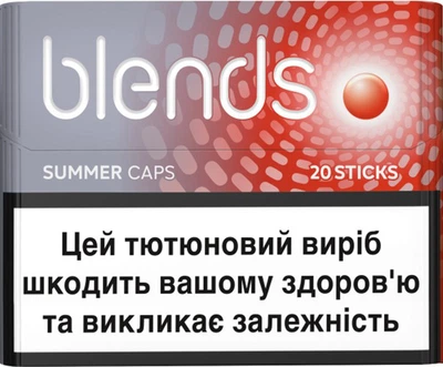 Блок стіків для нагрівання тютюну BLENDS Summer Caps 10 пачок TBEH (7622100540694_n)