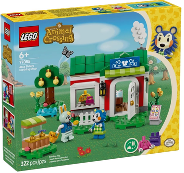 Zestaw klocków LEGO Animal Crossing Able Sisters i sklep odzieżowy 322 elementy (77055)