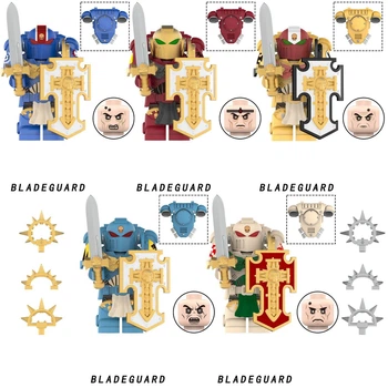 Набор фигурок для конструктора космодесант Вархаммер Warhammer 5 шт 1