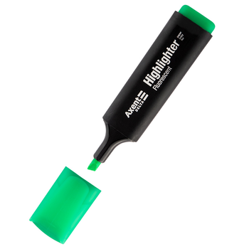 Маркери 12 шт. Highlighter D2501 1-5 мм клиноподібний зелений 4250804843877