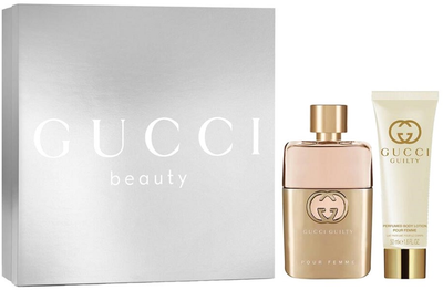 Zestaw damski Gucci Guilty Woda perfumowana 50 ml + Lotion do ciała 50 ml (3616305447449)