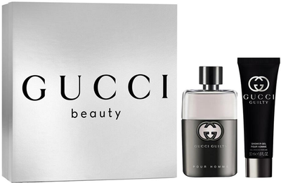 Zestaw męski Gucci Guilty Woda toaletowa 50 ml + Żel pod prysznic 50 ml (3616305447722)