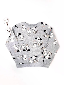 Кофта світшот H&M 128 см сірий артикул Л730