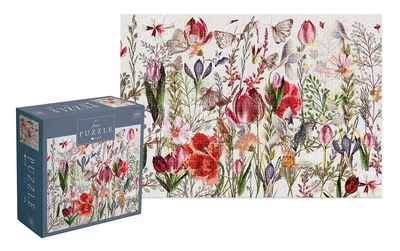 Пазли тришарові Flovers 5, розмір 33х46 см ., 500 шт.ІNTERDRUK