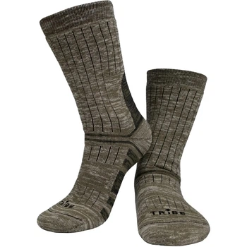 Шкарпетки з конопель Tribe Winter Hemp оливкові меланж 39-42 (Niz16243)